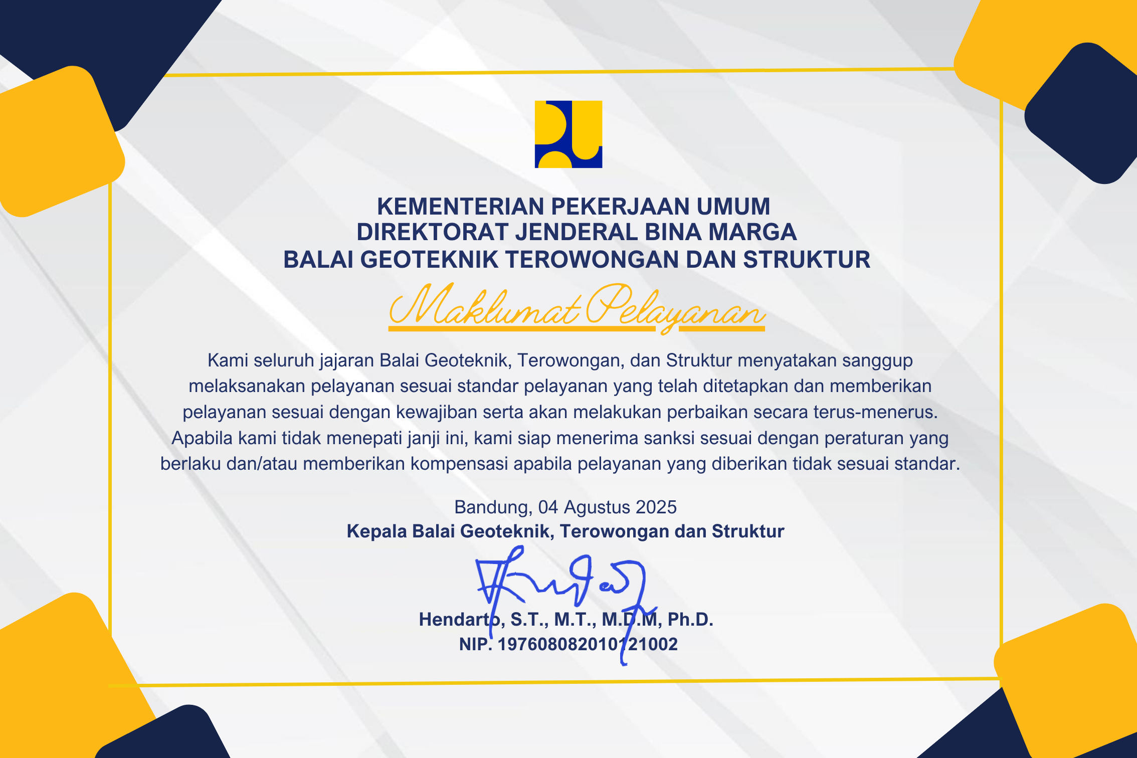 Visi dan Misi BGTS