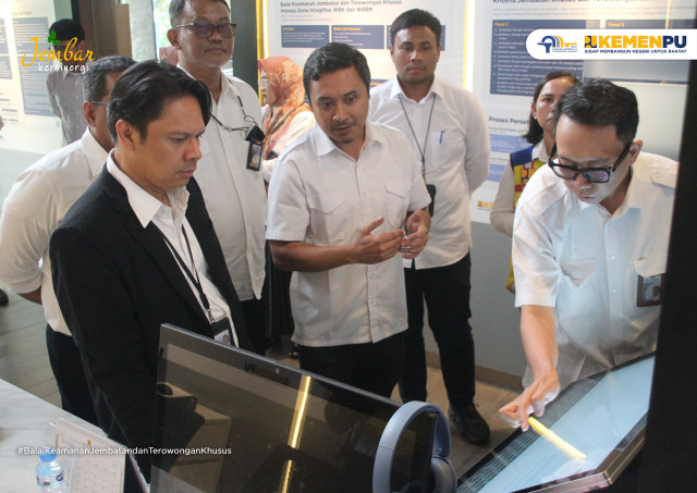 Kunjungan Dirjen Bina Marga ke Balai Keamanan Jembatan dan Terowongan Khusus 