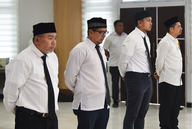 Serah Terima Jabatan di Lingkungan BPJN Aceh, Kabalai Beri Nasihat