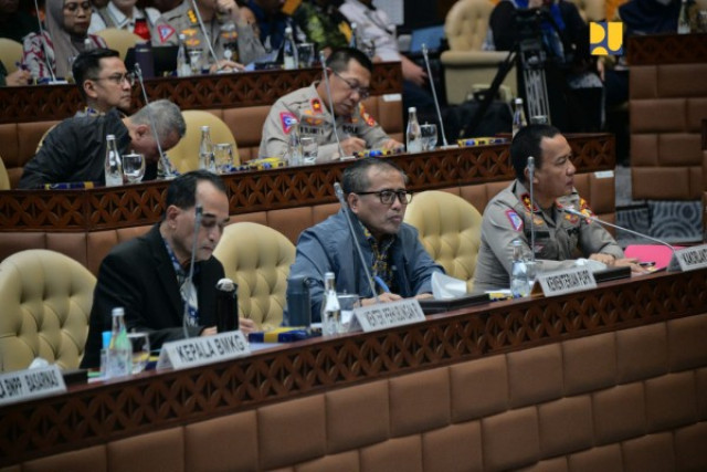 Rapat Bersama Komisi V DPR RI, Kementerian PUPR: Penambahan Ruas Tol Operasional Beri Kontribusi Kelancaran Mudik Lebaran 2024