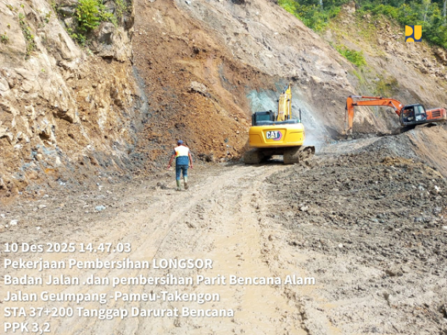 Kementerian PU Terus Pulihkan Konektivitas Aceh, Jembatan Bailey Jamur Ujung Masuki Uji Beban