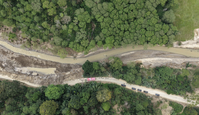 Kementerian PU Pulihkan Jalan Amblas Pameu-Genting Gerbang Aceh Tengah