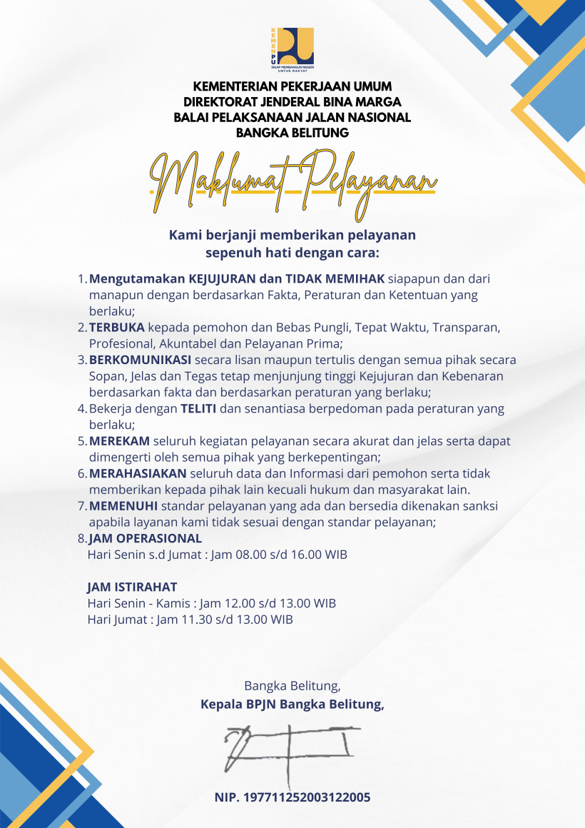 Standar Maklumat Pelayanan