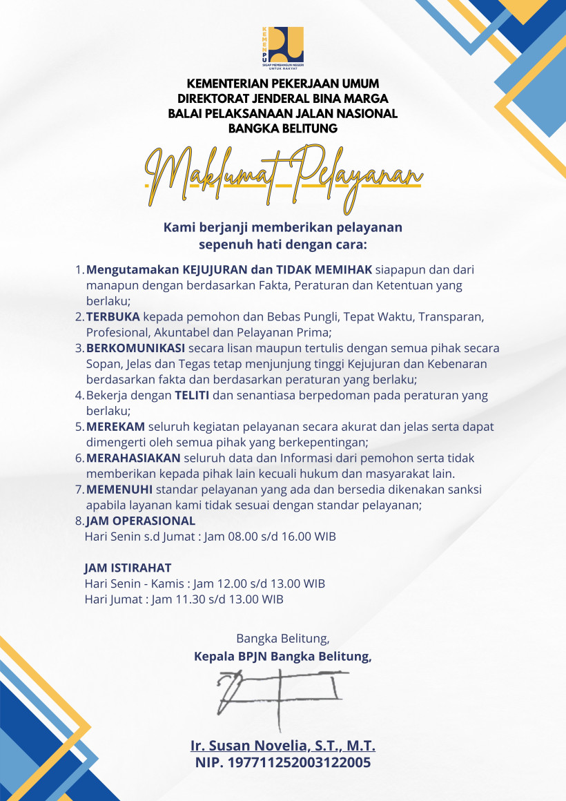Standar Maklumat Pelayanan
