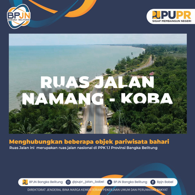 RUAS JALAN NAMANG KOBA PROVINSI BANGKA TENGAH