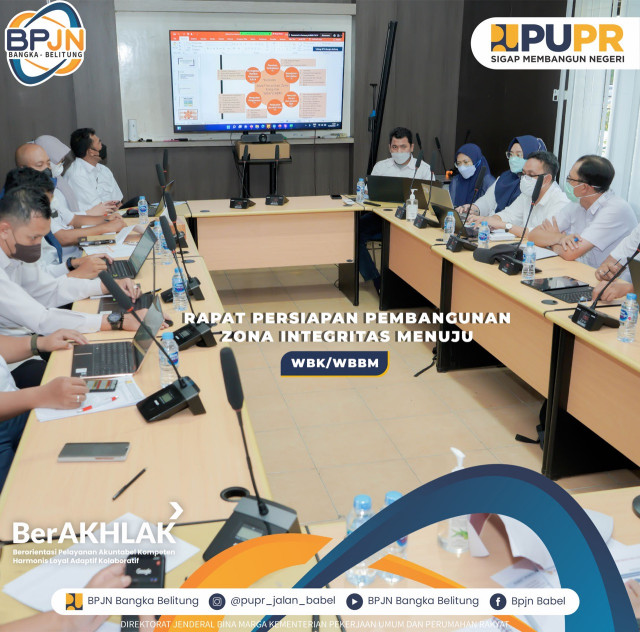 RAPAT PERSIAPAN PEMBANGUNAN ZONA INTEGRITAS MENUJU WBK/WBBM