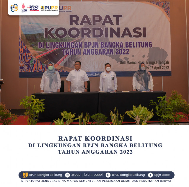 RAPAT KOORDINASI DI LINGKUNGAN BPJN BANGKA BELITUNG