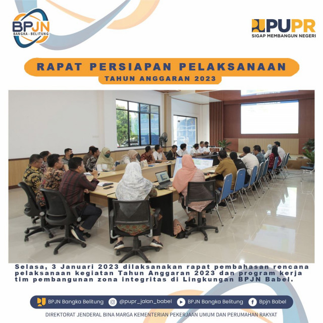 RAPAT PERSIAPAN PELAKSANAAN TAHUN ANGGARAN 2023