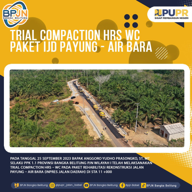 TRIAL COMPACTION HRS WC PAKET IJD PAYUNG-AIR BARA