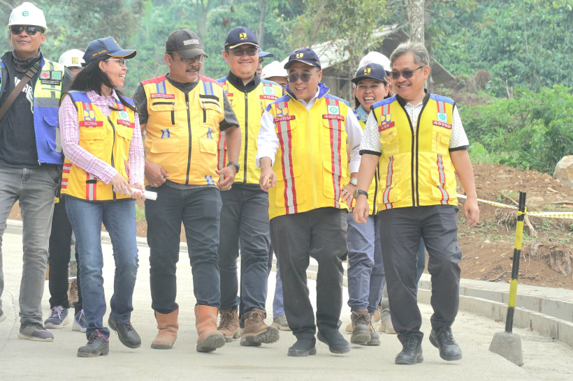 Kunjungan Wapres Ke IJD Akses Wisat Situ Gede, Kab. Bogor