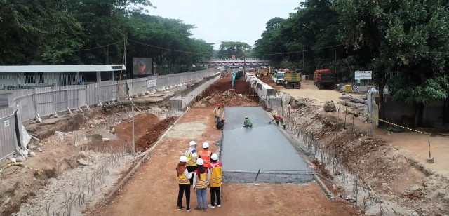 Tingkatkan Keamanan Akses Vital MABES TNI Cilangkap, BBPJN DKI Jabar Kerjakan Jalan Baru Sepanjang 525 meter