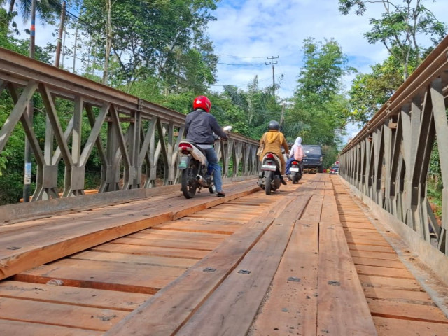 7 Hari Dikebut, Jembatan Bailey Cikaleho Akses Jalur Nasional Ciamis–Cirebon Resmi Difungsikan