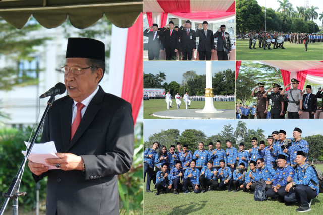 BPJN Jambi Ikuti Upacara Peringatan Hari Kebangkitan Nasional di Lapangan Kantor Gubernur Jambi