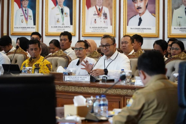 Rapat Koordinasi Infrastruktur bersama Pemerintah Provinsi Jambi Rapat Koordinasi Infrastruktur bersama Pemerintah Provinsi Jambi