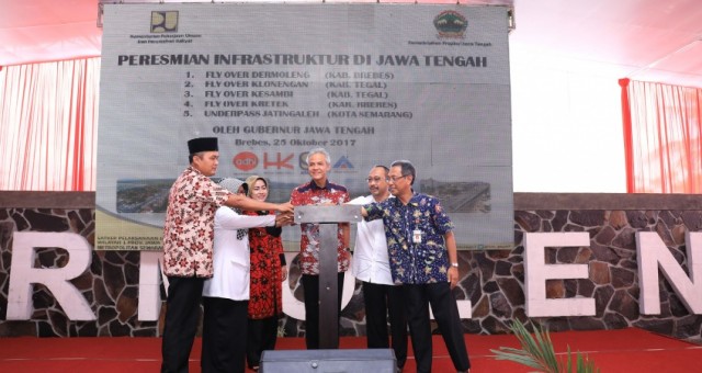 Empat Flyover dan Satu Underpass Diresmikan oleh Gubernur Jawa Tengah