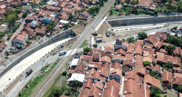 Open Traffic Underpass Karangsawah Mengawali Penutupan Perlintasan Kereta Api