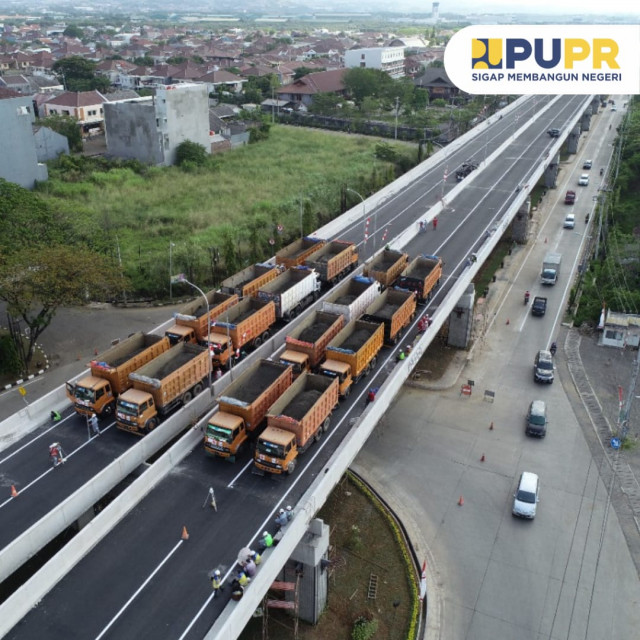 Uji Beban Fly Over Bandara Ahmad Yani Untuk Mengukur Kekuatan Struktur Jembatan