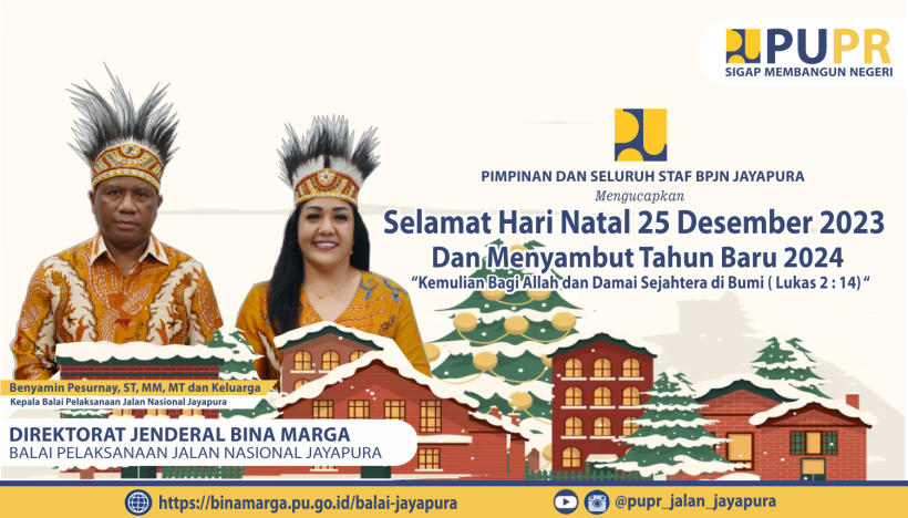 SELAMAT HARI NATAL 25 DESEMBER 2023 DAN MENYAMBUT TAHUN BARU 2024