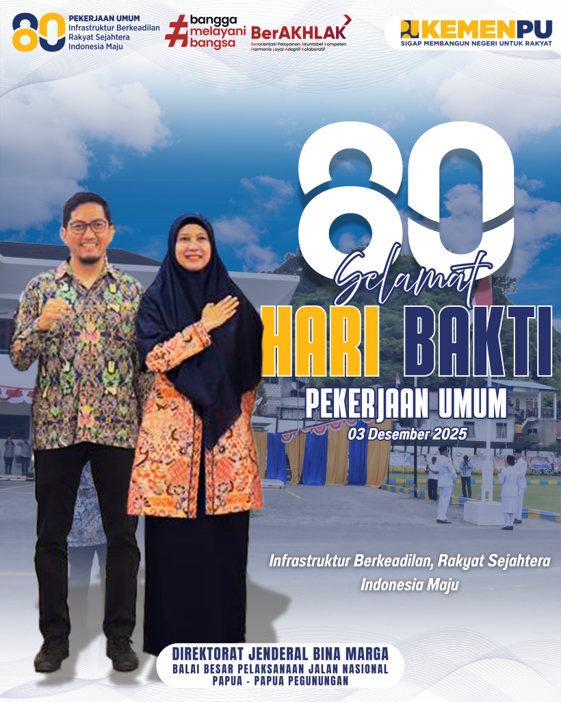 Selamat Hari Bakti PU Ke - 80