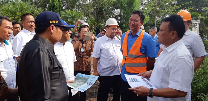 Kementerian PUPR Bersama Komisi V DPR RI Lakukan Kunjungan Kerja Dorong Pembangunan Infrastruktur PUPR di Kota Pontianak
