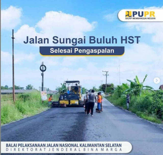 PengaspalanJalan Sungai Buluh HST