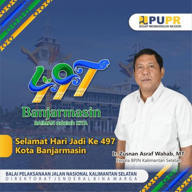 Selamat Hari Jadi ke 497 Kota banjarmasin