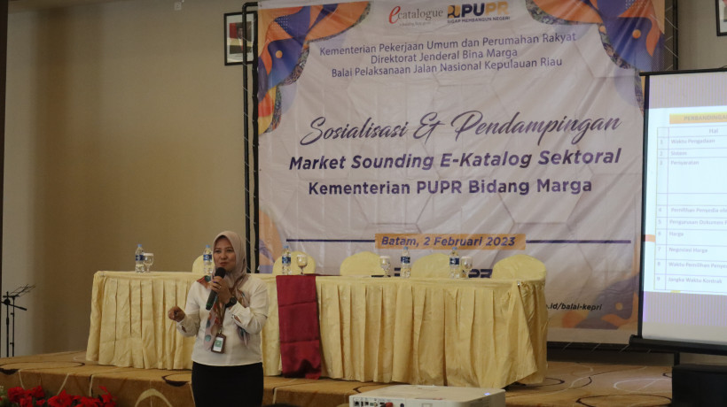 Sosialisasi dan Pendampingan Market Sounding E-Katalog Sektoral Kementerian PUPR Bidang Bina Marga