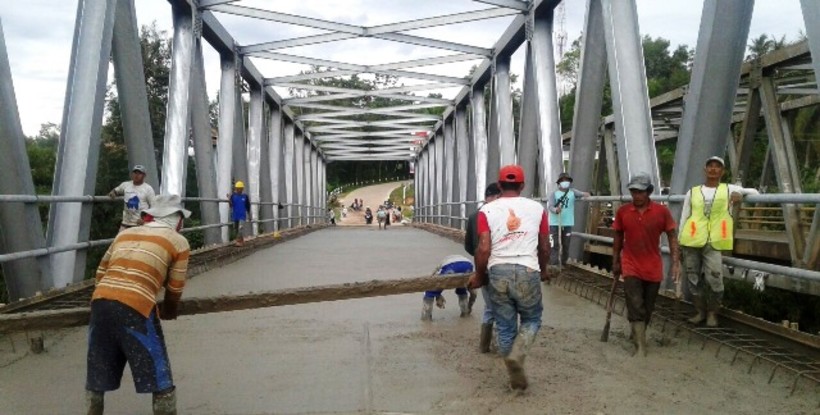 Jembatan Way Sekampung II Pringsewu Lampung Segera Diresmikan
