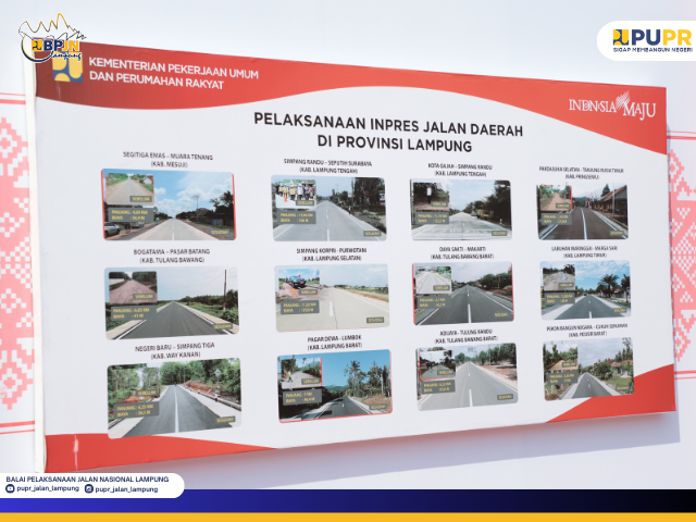 Kementerian PUPR Selesaikan Perbaikan 16 Ruas Jalan Daerah Sepanjang 102,5 KM di Provinsi Lampung