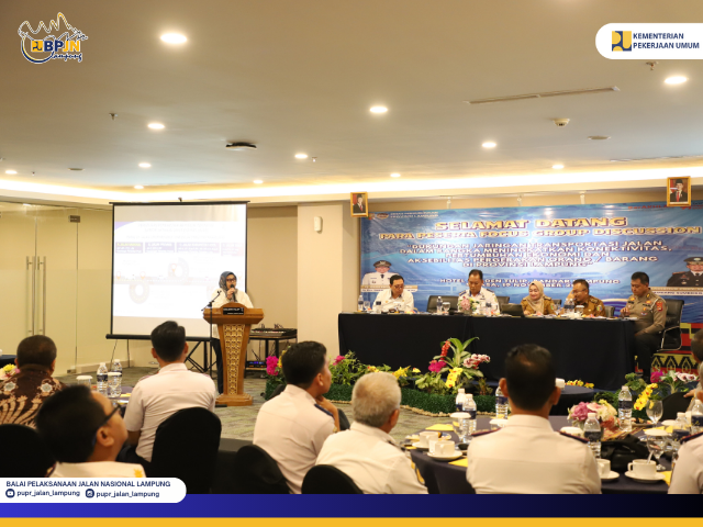 Kepala BPJN Lampung Jadi Narasumber FGD Dinas Perhubungan Provinsi Lampung