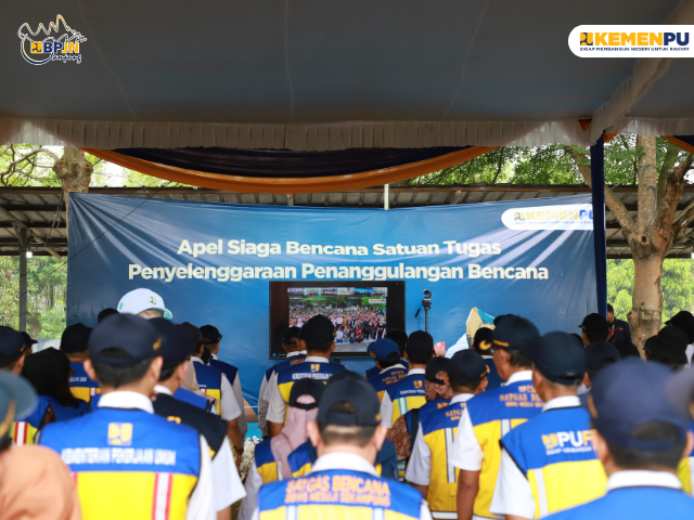 Perkuat Sinergi Penanggulangan Bencana, BPJN Lampung Ikuti Apel Siaga Bencana Nasional