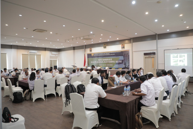 Rapat Koordinasi Triwulan II di LIngkungan BPJN Maluku