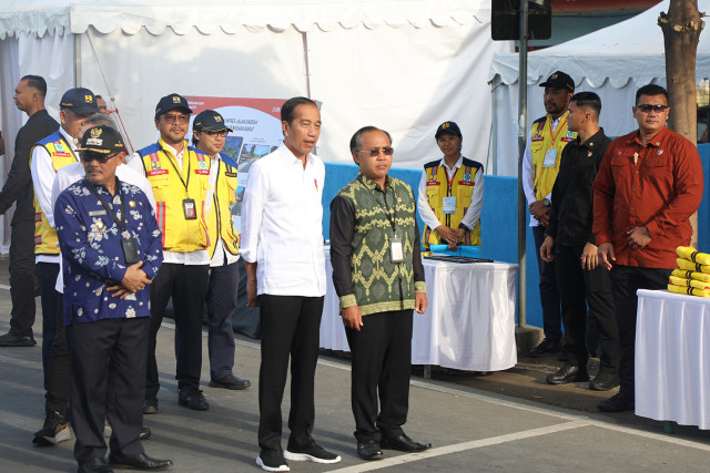 Presiden Jokowi Resmikan 5 Ruas Inpres Jalan Daerah Sepanjang 40,6 km di NTB