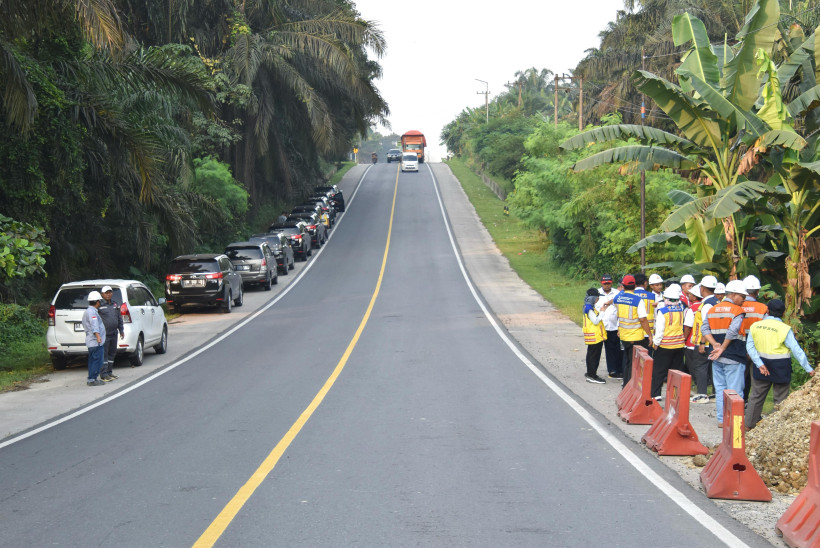 Proyek KPBU Kegiatan Preservasi Jalan Lintas Timur Sumatera di Provinsi Riau yang ditargetkan selesai  tanggal 26 April 2024 telah resmi mengakhiri masa konstruksi dan siap memulai masa layanan secara On Time sesuai target