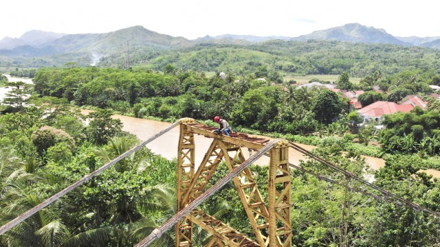 Pelaksanaan Inspeksi Jembatan Kuning Bagbagan Sukabumi