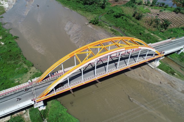 Pelaksanaan Inspeksi Jembatan Dolago, Sulawesi Tengah