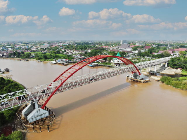 Inspeksi Jembatan Kahayan, Palangka Raya, Kalimantan Tengah