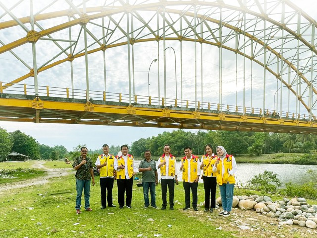 Inspeksi Lapangan Jembatan Hamzah Al-Fansuri Barus