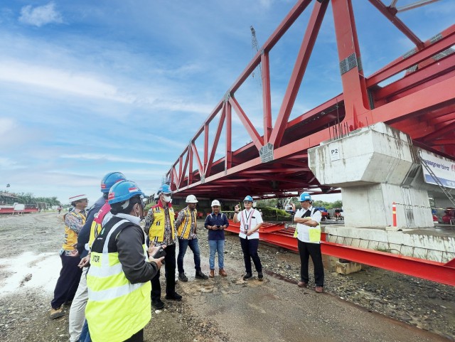 Rapat Koordinasi dan Kunjungan Lapangan Jembatan Pengaron dan Longsoran pada Jembatan Susukan Jalan Tol Semarang - Solo