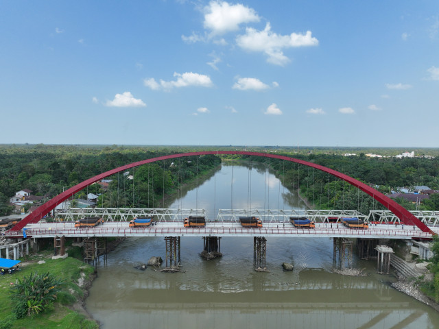 Uji Laik Fungsi Jembatan Sei Wampu, Kabupaten Langkat, Sumatera Utara