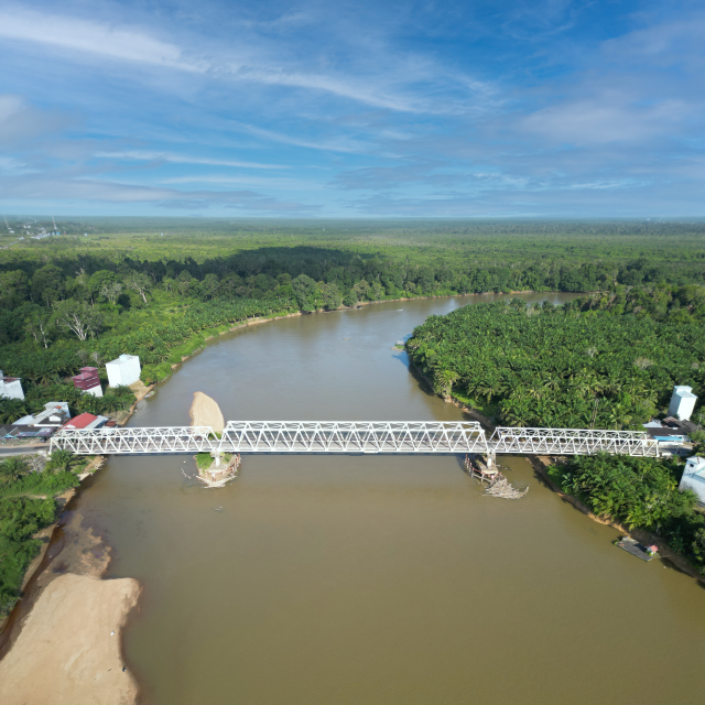 Inspeksi Jembatan Sungai Seruyan, Provinsi Kalimantan Tengah