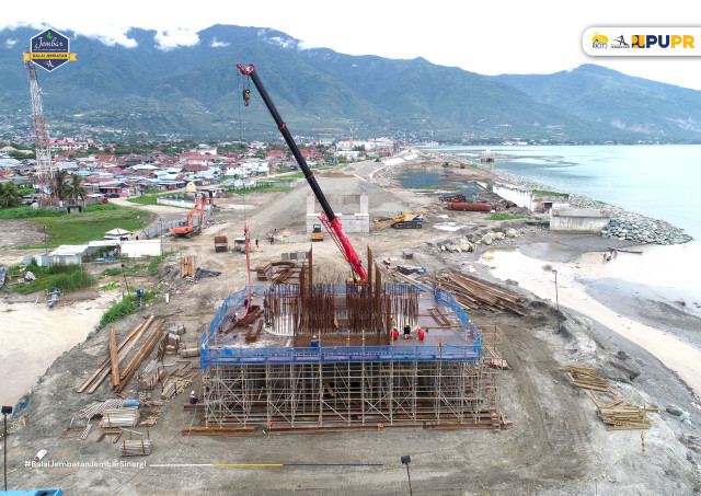 Inspeksi 6 Bulanan Proyek Kosntruksi Jembatan Palu IV Provinsi Sulawesi Tengah 