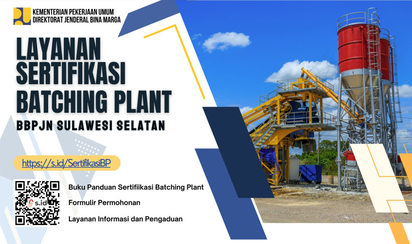 LAYANAN SERTIFIKASI BATCHING PLANT