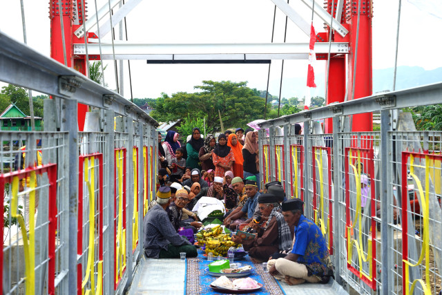 Jembatan Gantung Minasaupa Rampung, Kini Konektivitas Masyarakat Maros lebih mudah