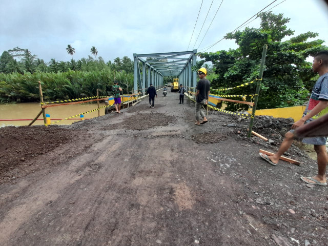 Jembatan Minaesa Sudah Dapat Dilalui