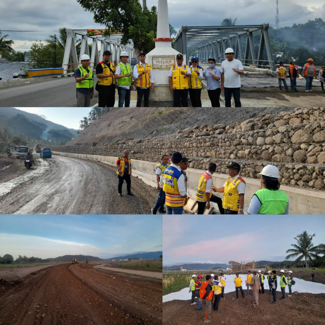 MONITORING DAN EVALUASI PAKET - PAKET PEKERJAAN  DI SATKER PJN I DAN SATKER PJN II PROVINSI SULAWESI UTARA