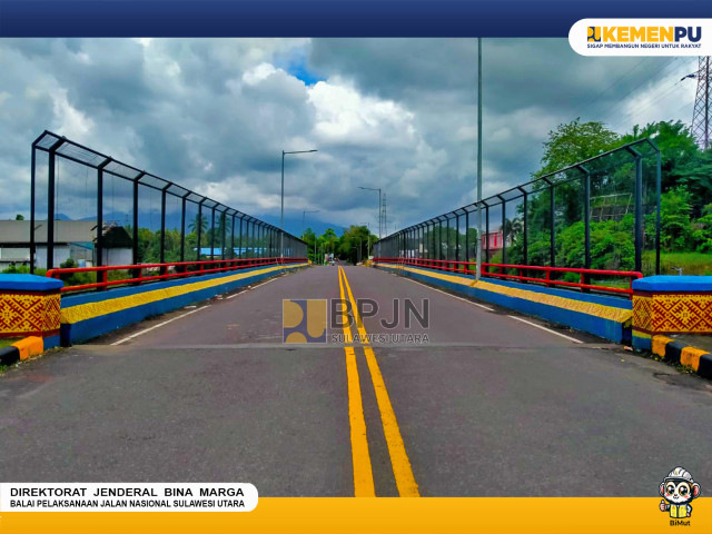 Pembangunan Pagar Pengaman Interchange Manado Bypass Telah Selesai Dikerjakan
