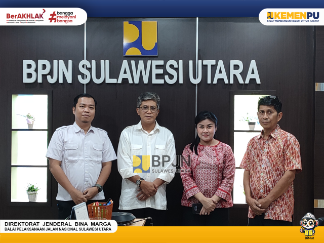 Bupati Kabupaten Kepulauan SITARO Lakukan Koordinasi dengan BPJN Sulawesi Utara