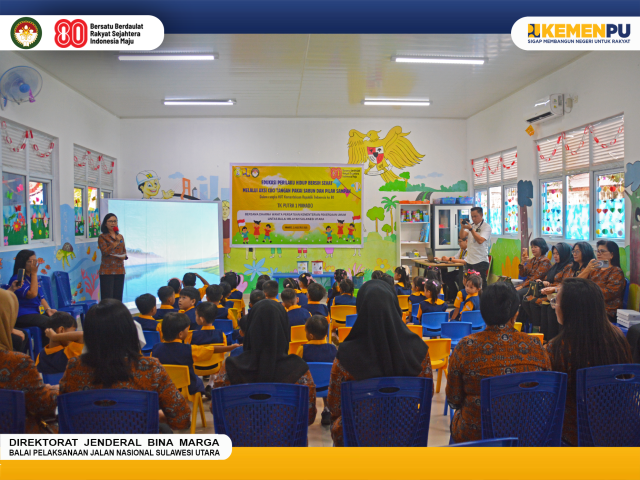 Dharma Wanita Persatuan Kementerian Pekerjaan Umum Sulawesi Utara Laksanakan Kegiatan Edukasi Perilaku Hidup Bersih Sehat (PHBS)