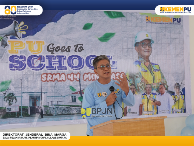 UPT dan DWP Kementerian PU Provinsi Sulawesi Utara Laksanakan Kegiatan PU Mengajar